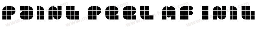 Paint Peel MF Initi字体转换